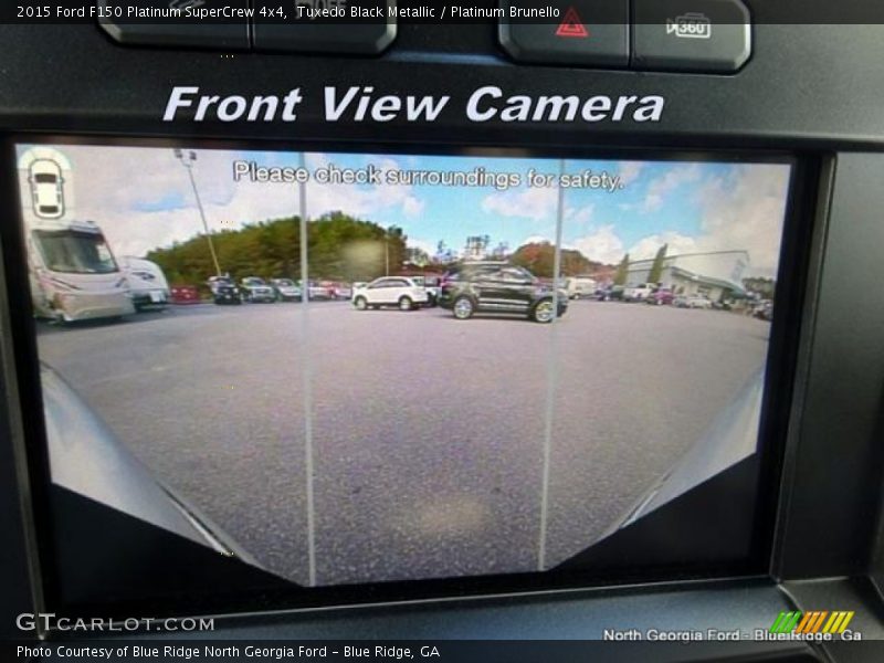 Tuxedo Black Metallic / Platinum Brunello 2015 Ford F150 Platinum SuperCrew 4x4