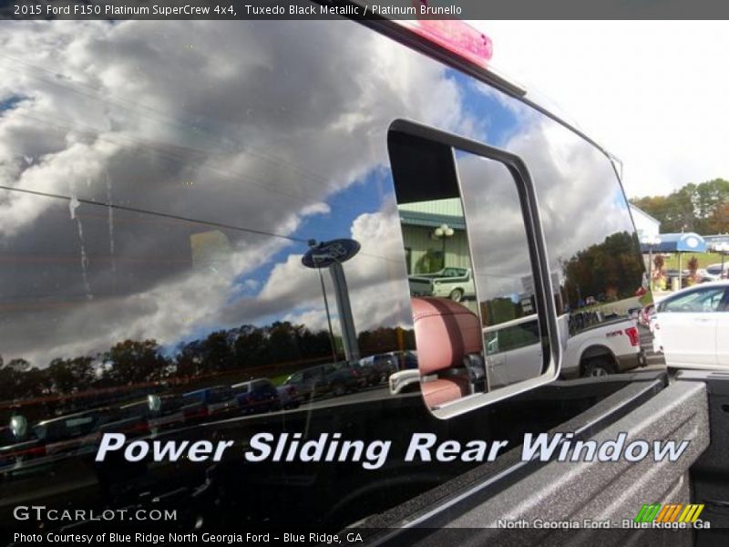 Tuxedo Black Metallic / Platinum Brunello 2015 Ford F150 Platinum SuperCrew 4x4
