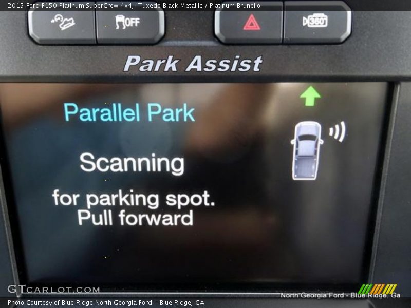 Tuxedo Black Metallic / Platinum Brunello 2015 Ford F150 Platinum SuperCrew 4x4