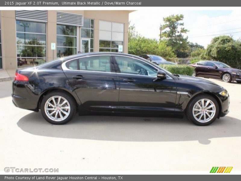 Ultimate Black Metallic / Dove/Warm Charcoal 2015 Jaguar XF 2.0T Premium