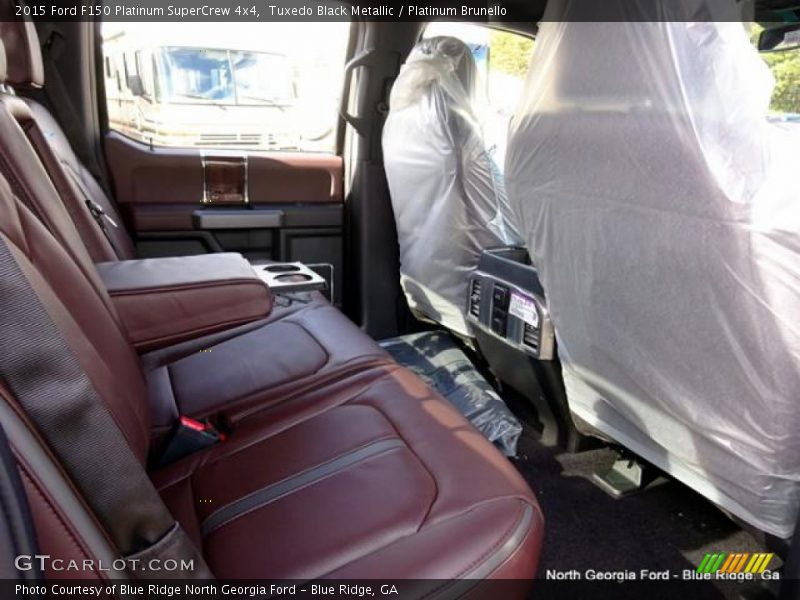 Tuxedo Black Metallic / Platinum Brunello 2015 Ford F150 Platinum SuperCrew 4x4