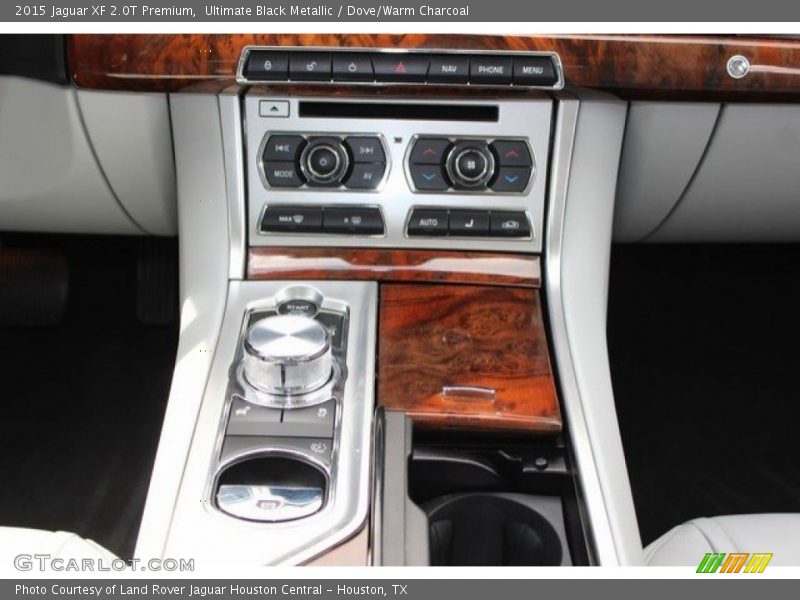 Ultimate Black Metallic / Dove/Warm Charcoal 2015 Jaguar XF 2.0T Premium