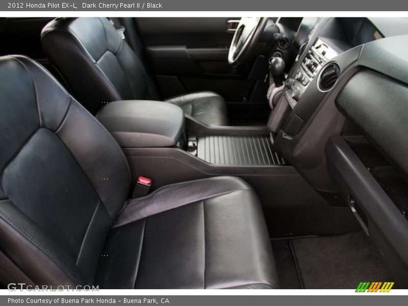 Dark Cherry Pearl II / Black 2012 Honda Pilot EX-L