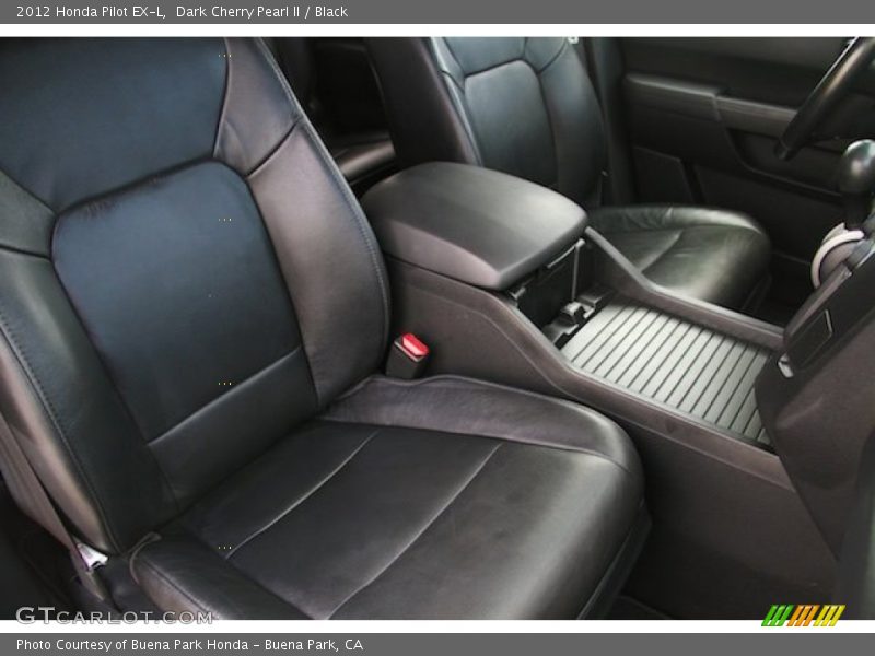 Dark Cherry Pearl II / Black 2012 Honda Pilot EX-L