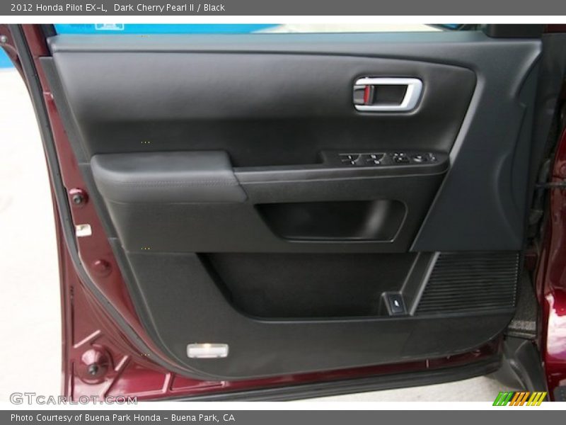 Dark Cherry Pearl II / Black 2012 Honda Pilot EX-L