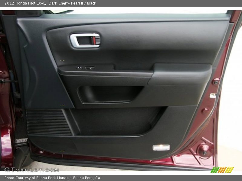 Dark Cherry Pearl II / Black 2012 Honda Pilot EX-L