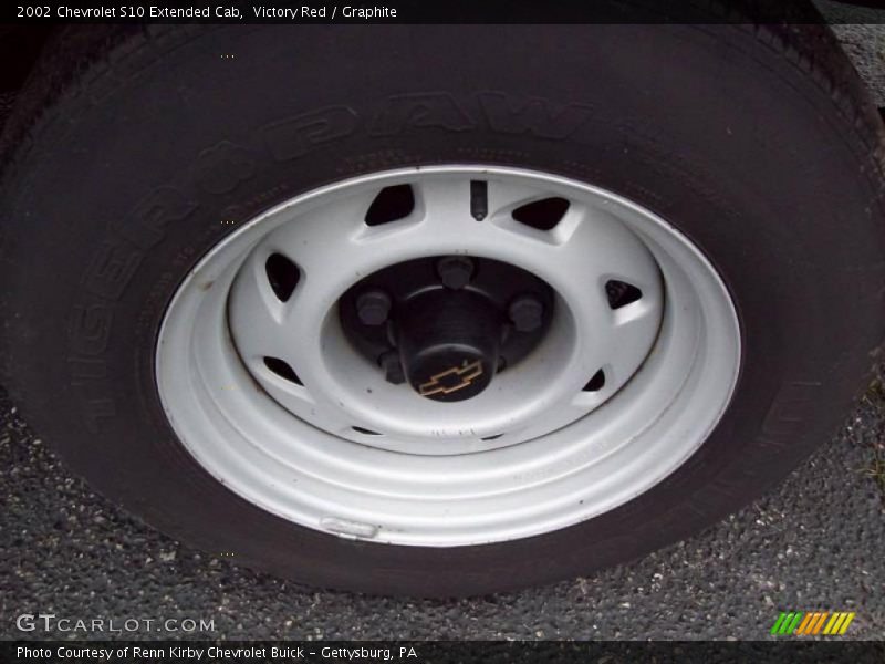 Victory Red / Graphite 2002 Chevrolet S10 Extended Cab