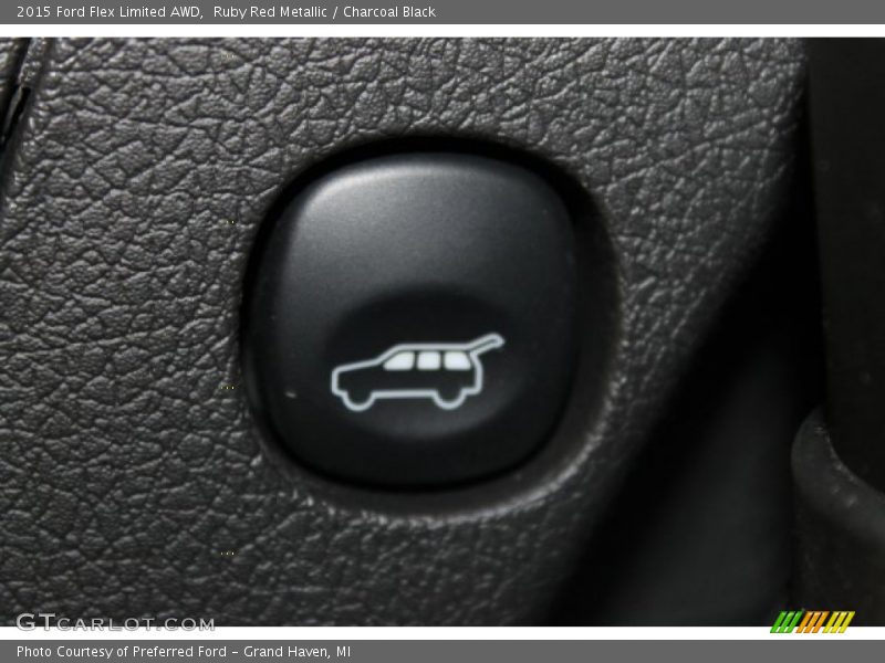 Ruby Red Metallic / Charcoal Black 2015 Ford Flex Limited AWD
