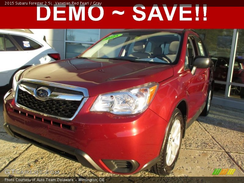 Venetian Red Pearl / Gray 2015 Subaru Forester 2.5i