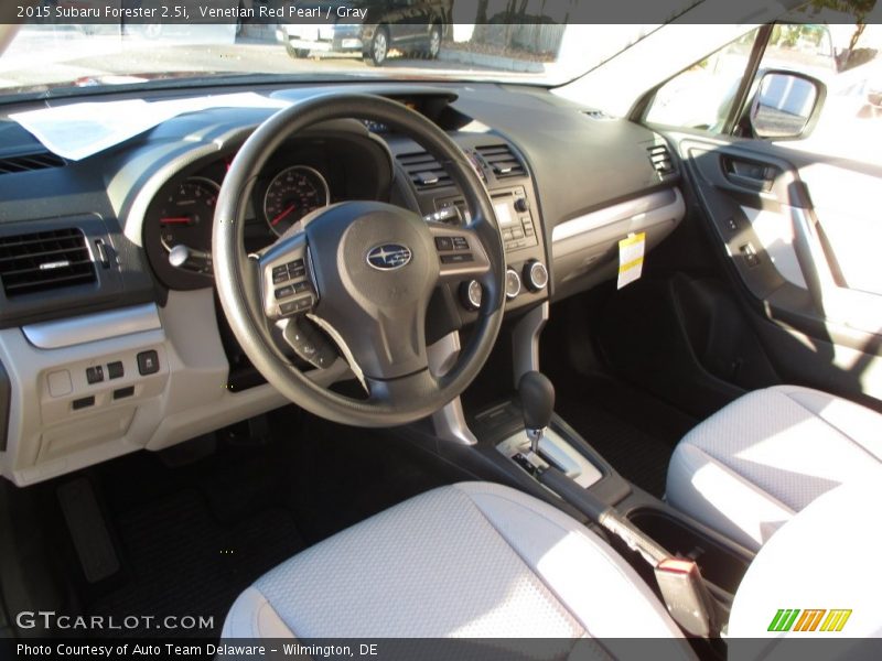 Venetian Red Pearl / Gray 2015 Subaru Forester 2.5i