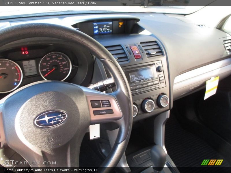 Venetian Red Pearl / Gray 2015 Subaru Forester 2.5i