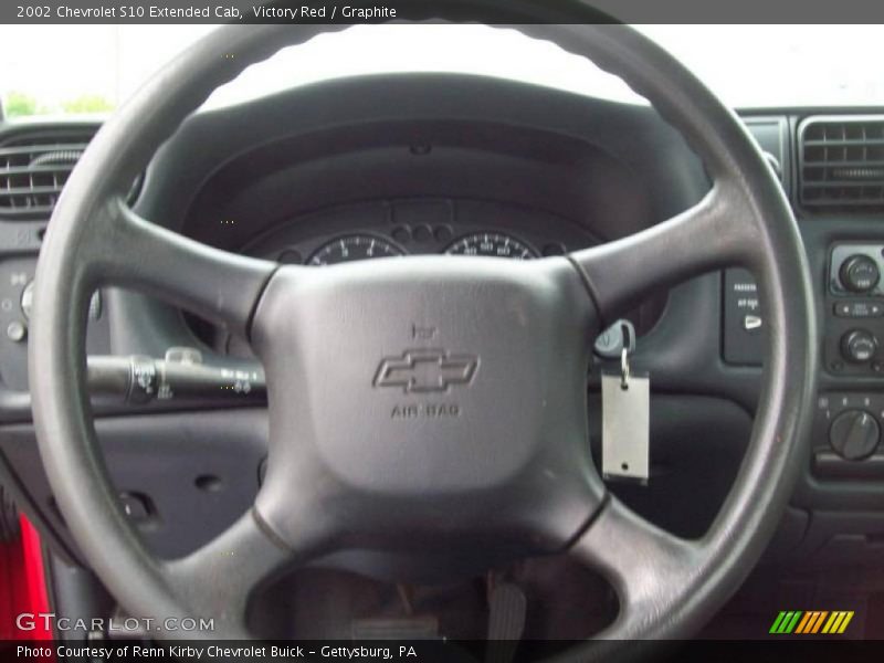 Victory Red / Graphite 2002 Chevrolet S10 Extended Cab