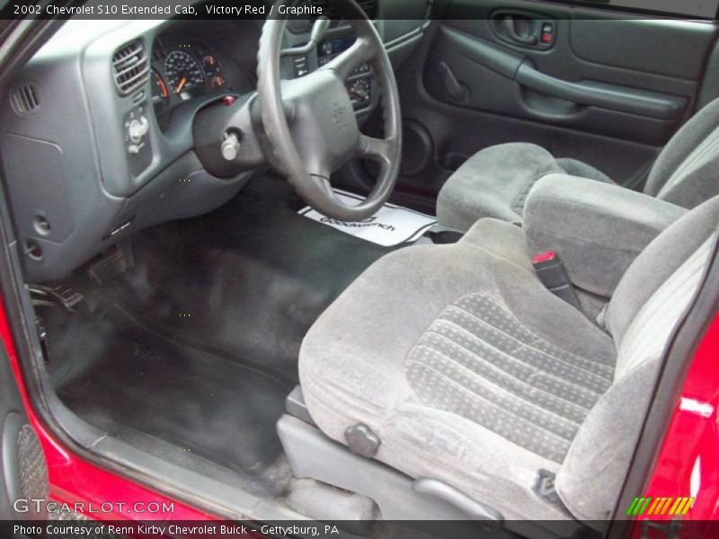 Victory Red / Graphite 2002 Chevrolet S10 Extended Cab