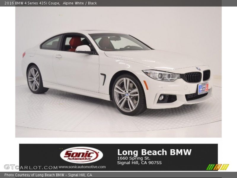 Alpine White / Black 2016 BMW 4 Series 435i Coupe