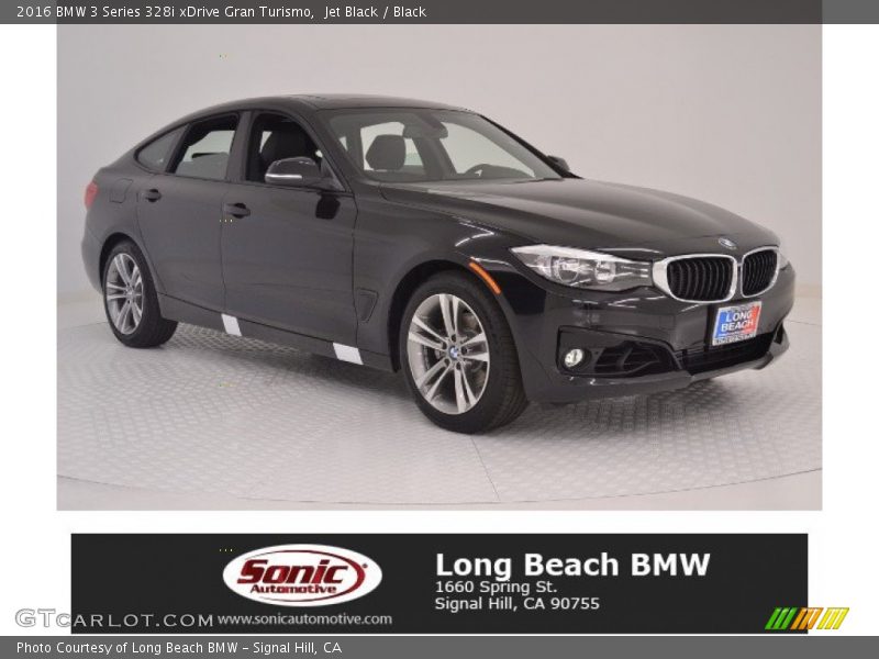 Jet Black / Black 2016 BMW 3 Series 328i xDrive Gran Turismo