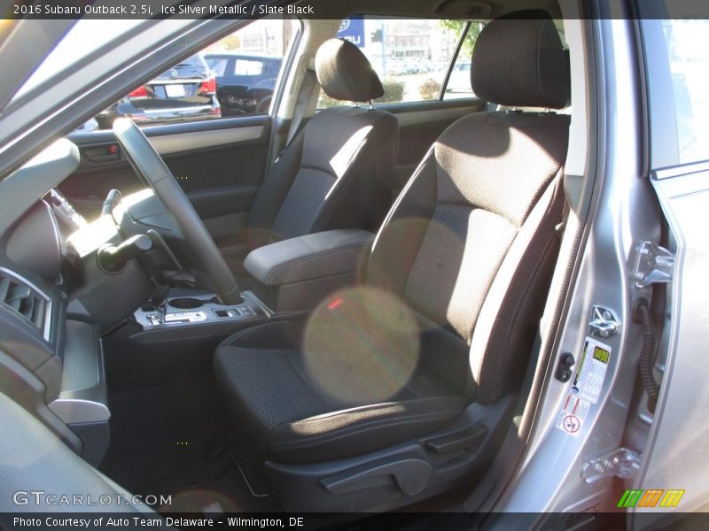 Ice Silver Metallic / Slate Black 2016 Subaru Outback 2.5i