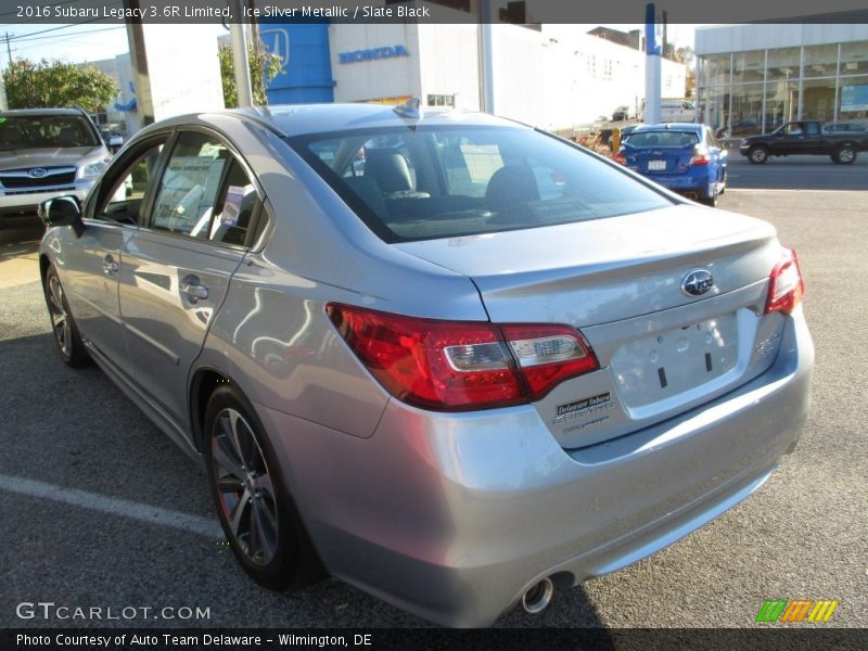 Ice Silver Metallic / Slate Black 2016 Subaru Legacy 3.6R Limited