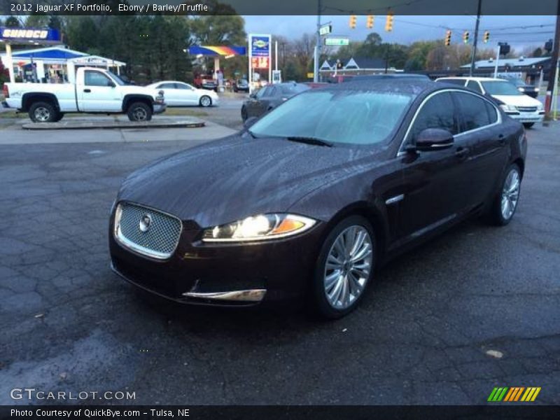 Ebony / Barley/Truffle 2012 Jaguar XF Portfolio