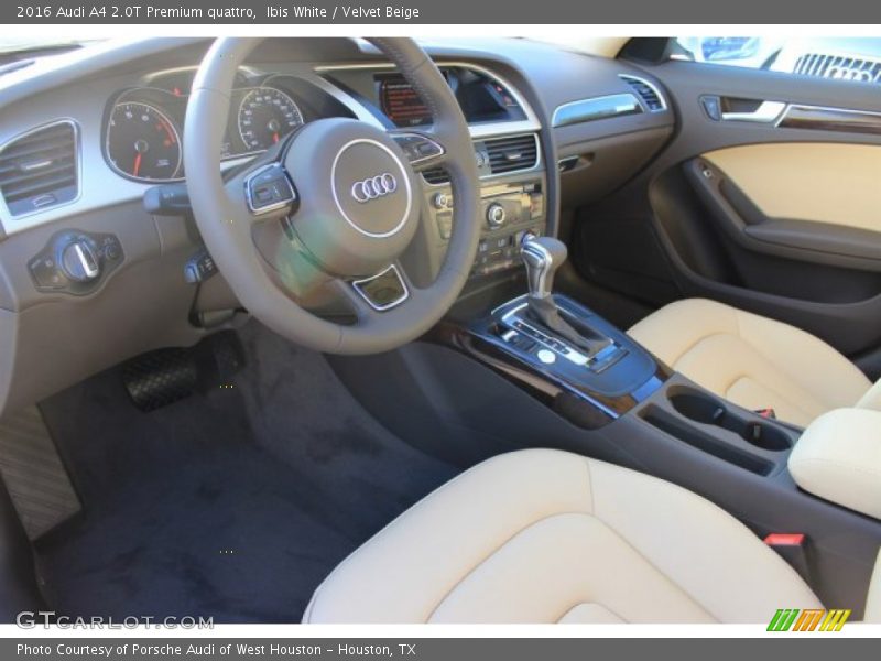Ibis White / Velvet Beige 2016 Audi A4 2.0T Premium quattro