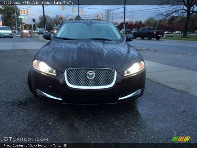 Ebony / Barley/Truffle 2012 Jaguar XF Portfolio