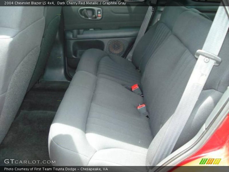 Dark Cherry Red Metallic / Graphite Gray 2004 Chevrolet Blazer LS 4x4