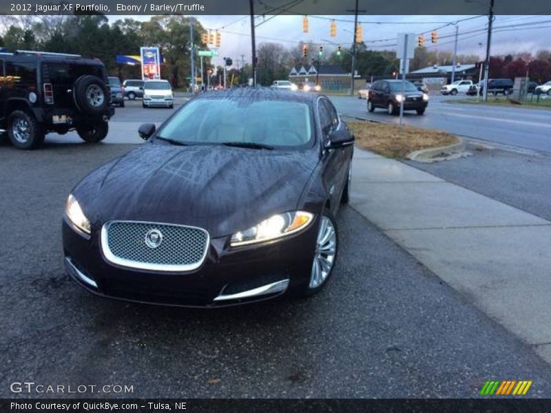 Ebony / Barley/Truffle 2012 Jaguar XF Portfolio