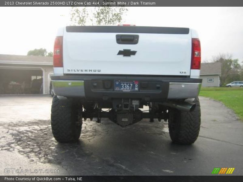 Summit White / Dark Titanium 2013 Chevrolet Silverado 2500HD LTZ Crew Cab 4x4