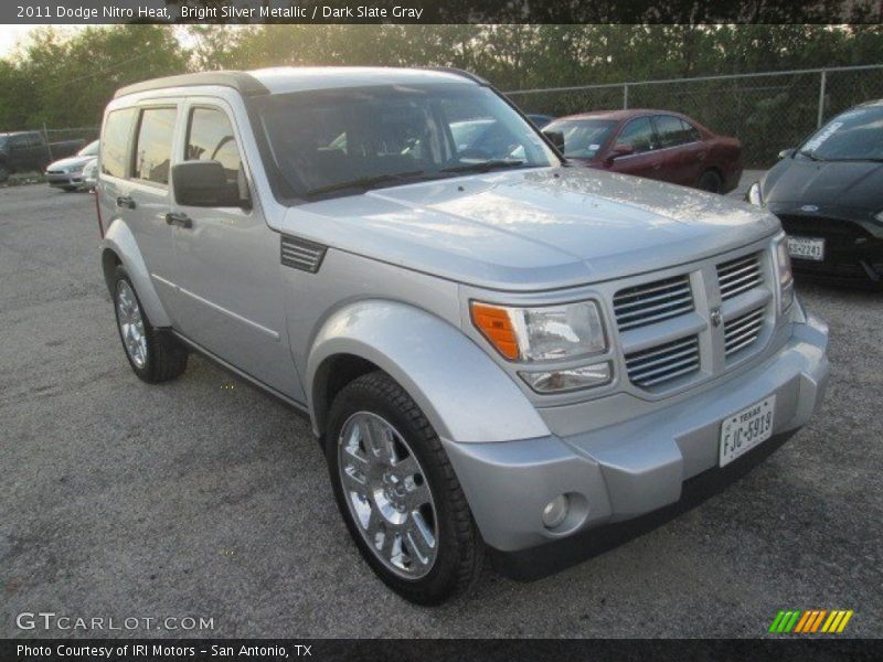Bright Silver Metallic / Dark Slate Gray 2011 Dodge Nitro Heat