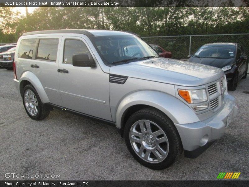 Bright Silver Metallic / Dark Slate Gray 2011 Dodge Nitro Heat