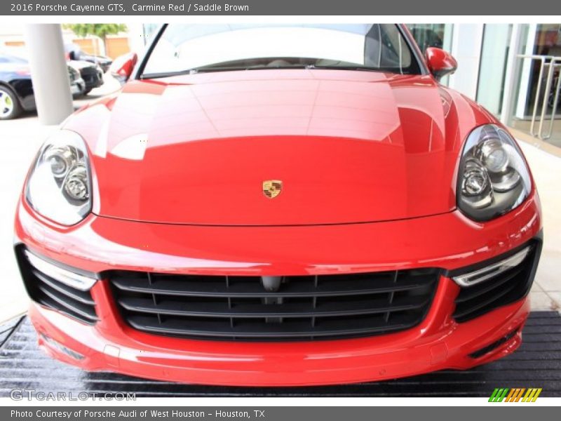 Carmine Red / Saddle Brown 2016 Porsche Cayenne GTS