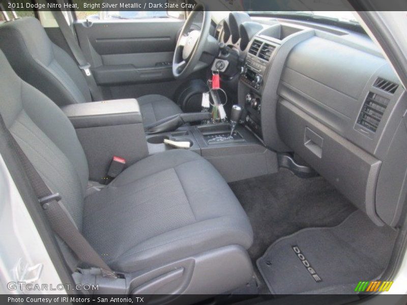Bright Silver Metallic / Dark Slate Gray 2011 Dodge Nitro Heat