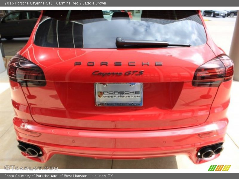 Carmine Red / Saddle Brown 2016 Porsche Cayenne GTS