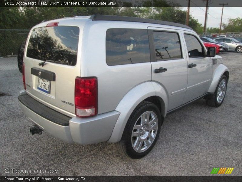 Bright Silver Metallic / Dark Slate Gray 2011 Dodge Nitro Heat