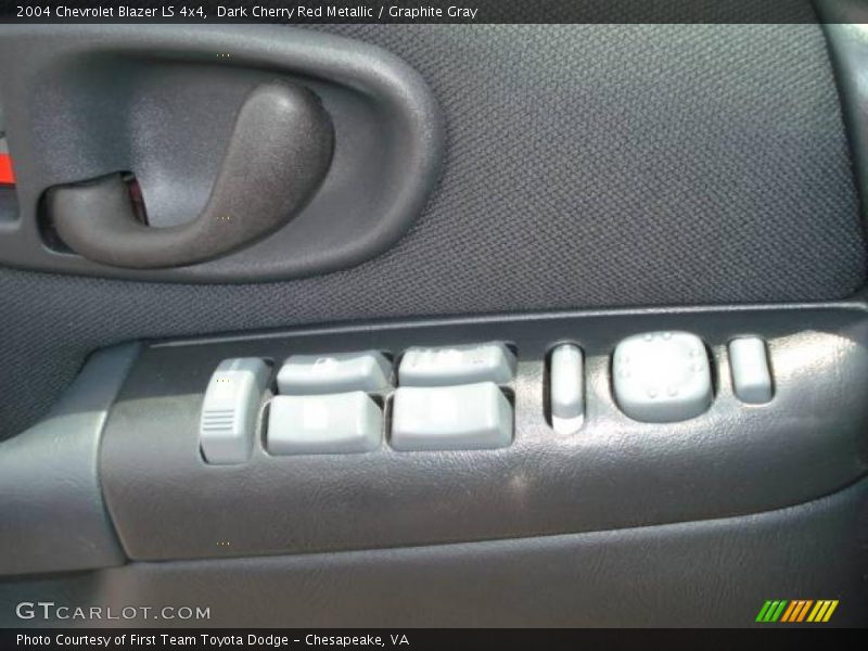 Dark Cherry Red Metallic / Graphite Gray 2004 Chevrolet Blazer LS 4x4