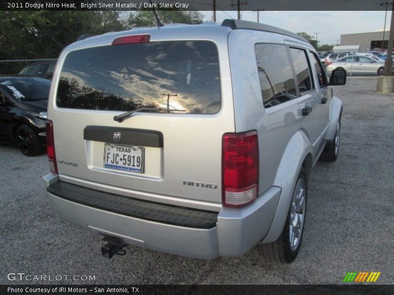 Bright Silver Metallic / Dark Slate Gray 2011 Dodge Nitro Heat