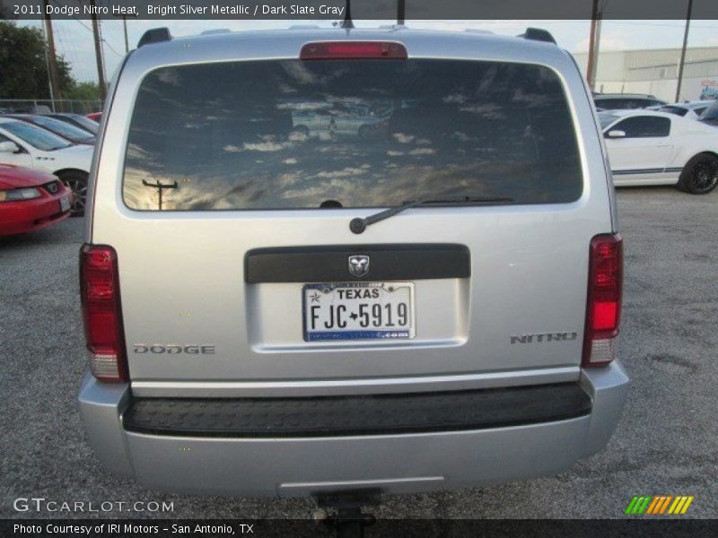 Bright Silver Metallic / Dark Slate Gray 2011 Dodge Nitro Heat