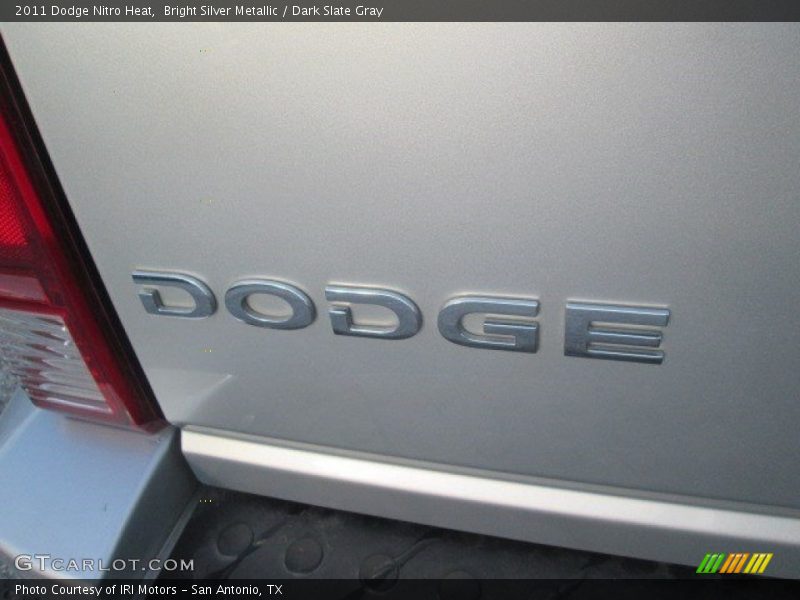 Bright Silver Metallic / Dark Slate Gray 2011 Dodge Nitro Heat