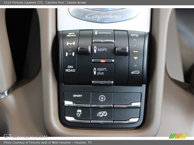 Controls of 2016 Cayenne GTS