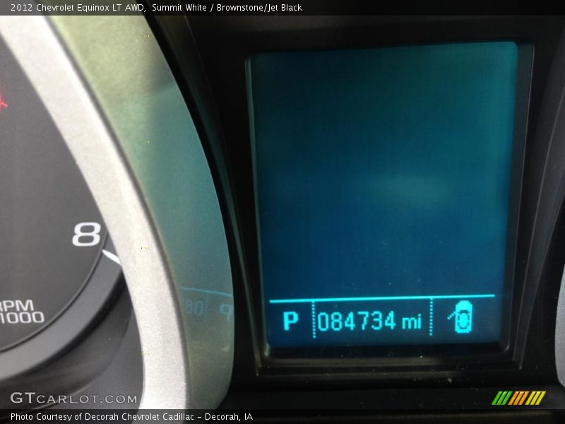 Summit White / Brownstone/Jet Black 2012 Chevrolet Equinox LT AWD