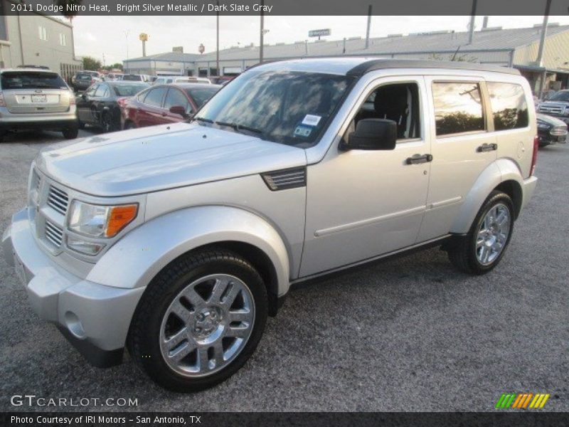 Bright Silver Metallic / Dark Slate Gray 2011 Dodge Nitro Heat