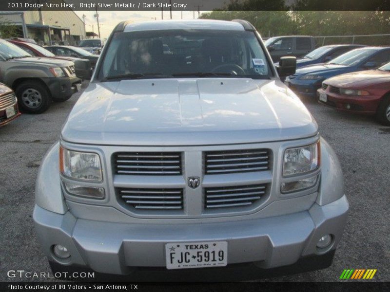 Bright Silver Metallic / Dark Slate Gray 2011 Dodge Nitro Heat