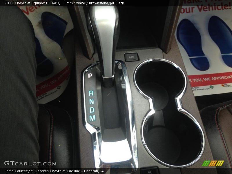 Summit White / Brownstone/Jet Black 2012 Chevrolet Equinox LT AWD