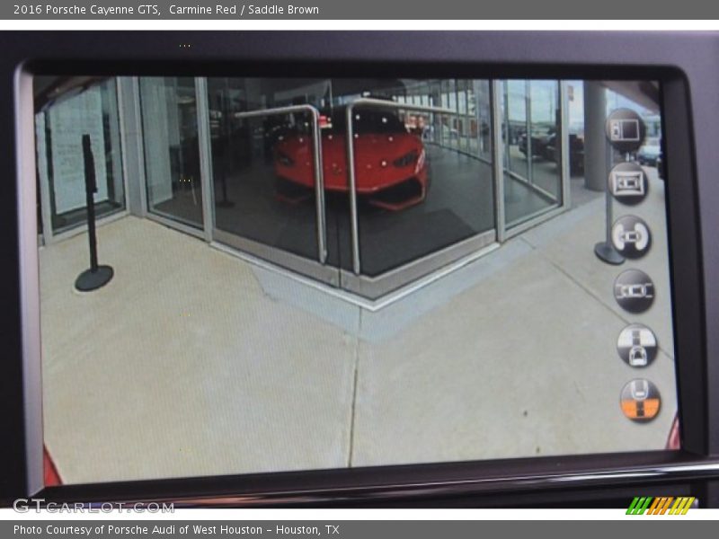 Carmine Red / Saddle Brown 2016 Porsche Cayenne GTS