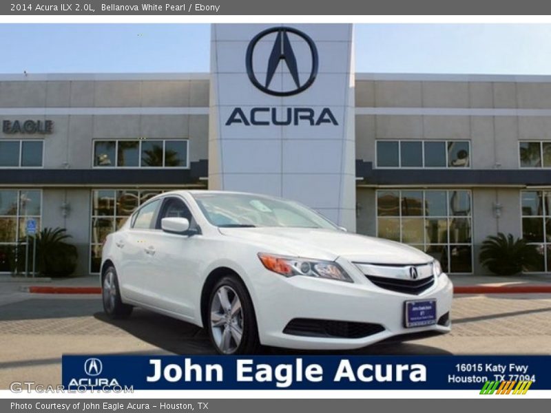 Bellanova White Pearl / Ebony 2014 Acura ILX 2.0L