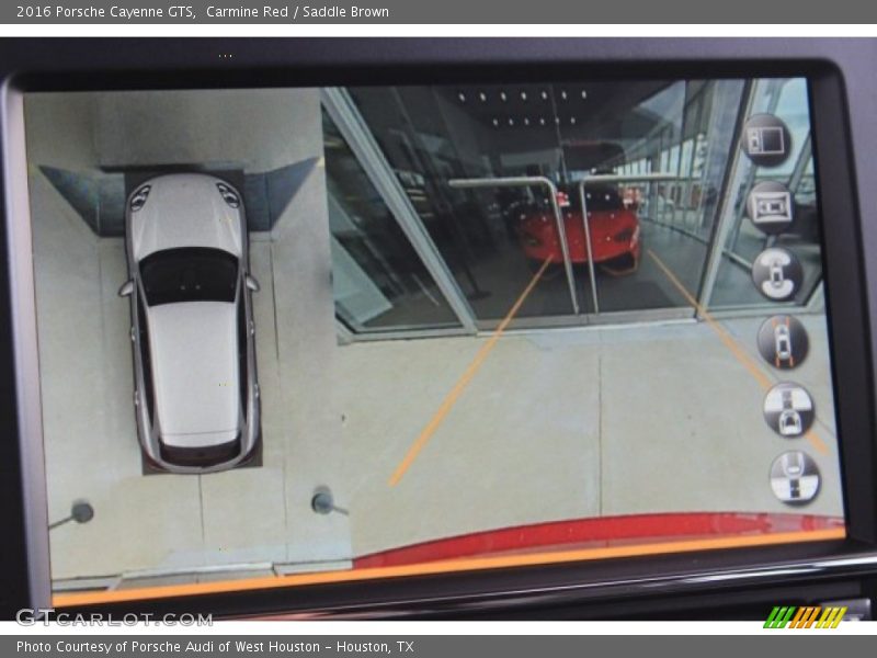 Carmine Red / Saddle Brown 2016 Porsche Cayenne GTS