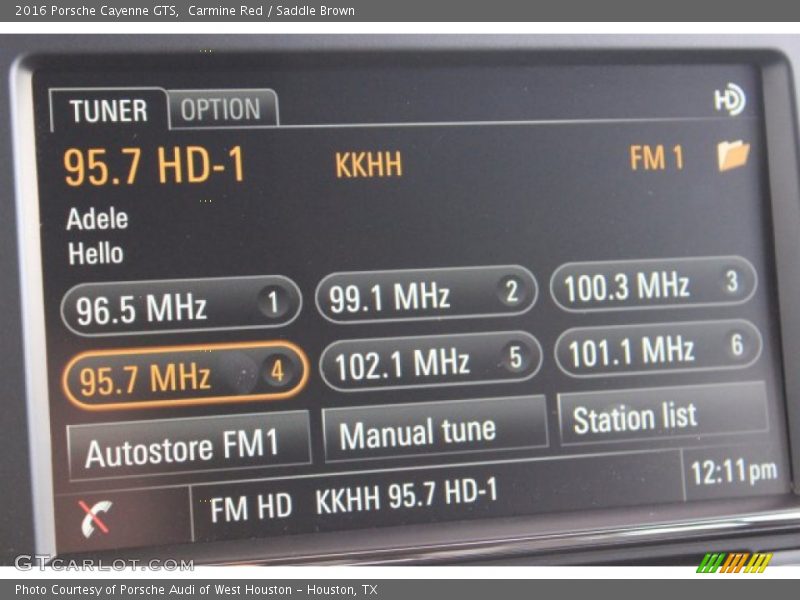 Carmine Red / Saddle Brown 2016 Porsche Cayenne GTS