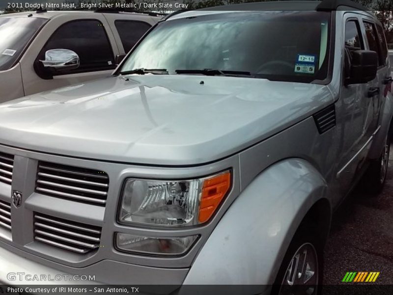 Bright Silver Metallic / Dark Slate Gray 2011 Dodge Nitro Heat