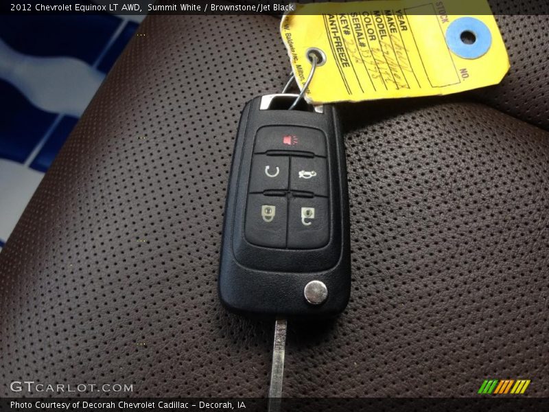 Summit White / Brownstone/Jet Black 2012 Chevrolet Equinox LT AWD