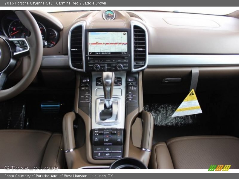 Carmine Red / Saddle Brown 2016 Porsche Cayenne GTS