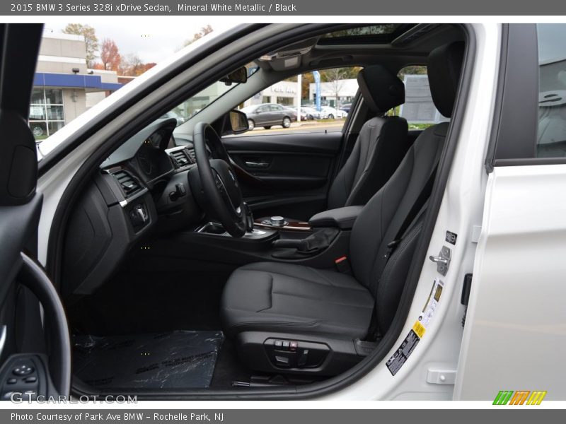 Mineral White Metallic / Black 2015 BMW 3 Series 328i xDrive Sedan